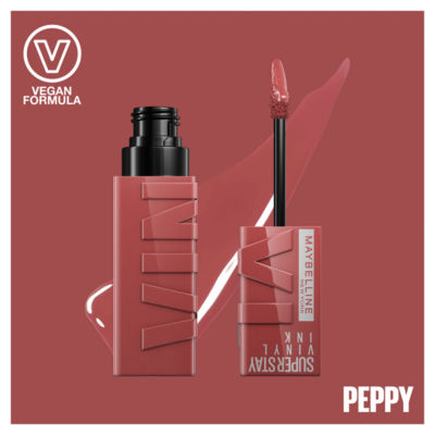 Maybelline liquid lipstick 115 Peppy 4.2ml, imported from the UK