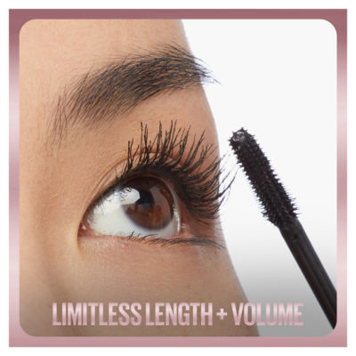 Maybelline Mascara Waterproof Black 7.2ml, imported from the UK