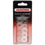 Janome Plastic Sewing Machine Bobbins Pack of 10