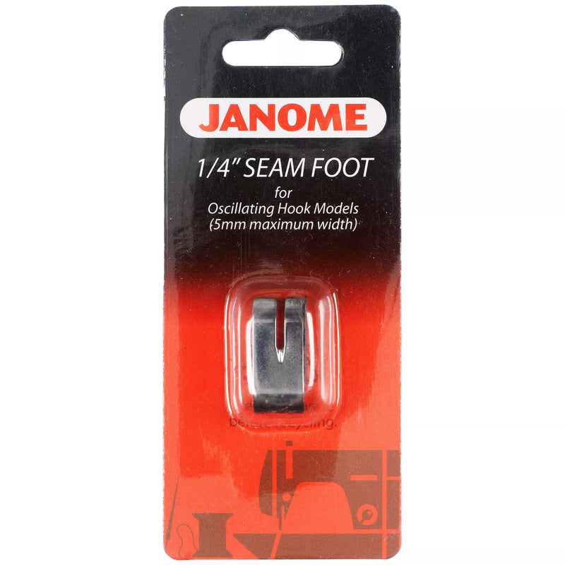 Janome quarter inch seam foot, UK version