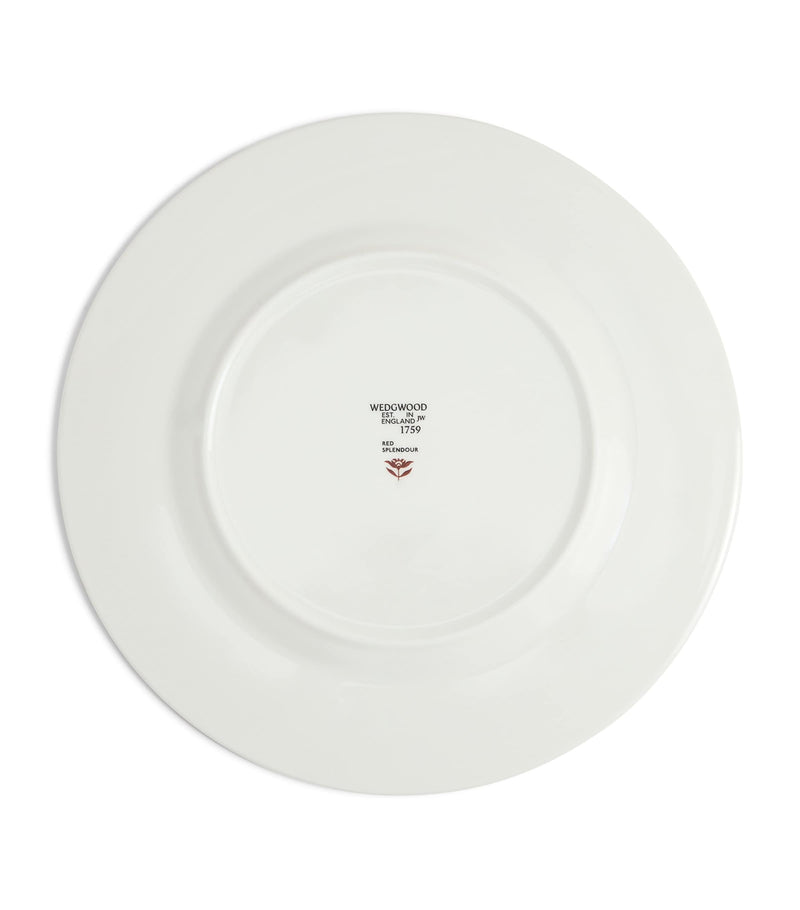 Wedgwood Bone China Red Splendour Plate (27cm)