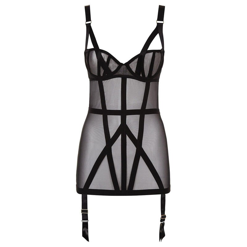 Bluebella Karolina Basque in Black - British product