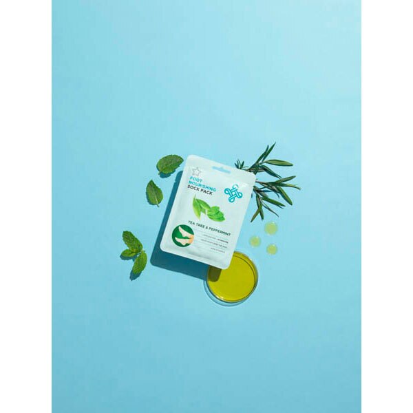 Superdrug Tea Tree and Peppermint Foot Mask & Foot Socks GOODS Superdrug