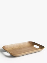 John Lewis Natural Walnut Veneer Serving Tray