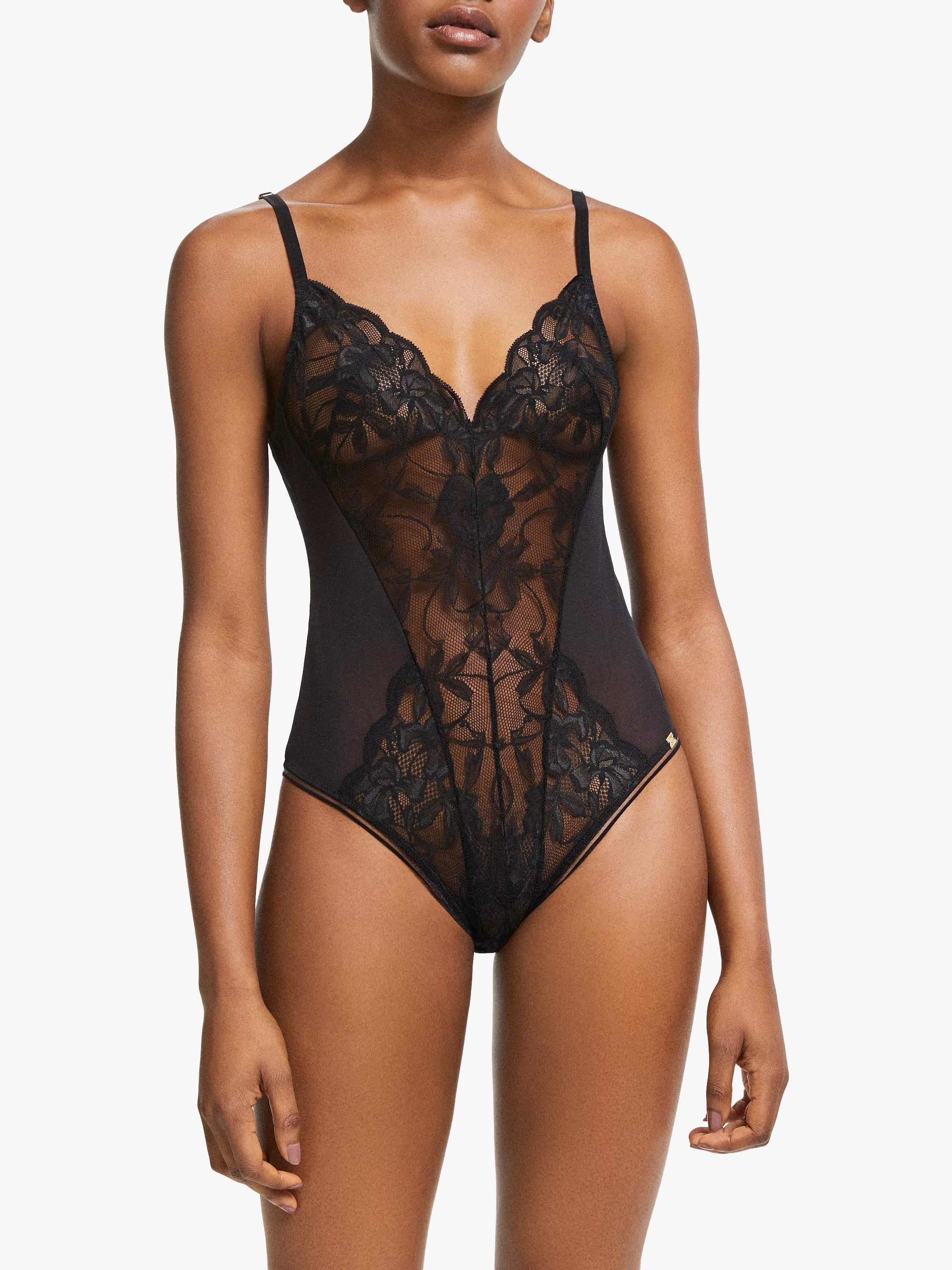AND/OR Wren Lace Body, Black - McGrocer