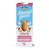 Blue Diamond Almond Breeze Unsweetened UHT almond drink 1L - British product