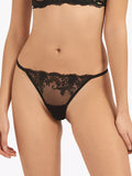 Bluebella tanga knickers black - British product