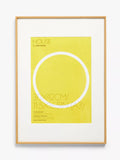 John Lewis aluminium poster frame with oak effect mount, UK version