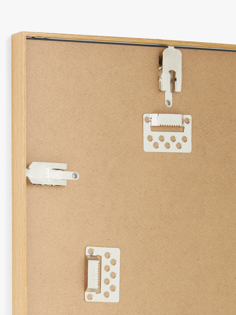 John Lewis aluminium poster frame with oak effect mount, UK version