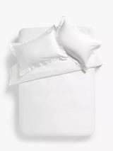 John Lewis 600 Thread Count Stitch Trim Cotton Duvet Cover