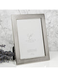 Elegance by Impressions herringbone silver plated photo frame - British product
