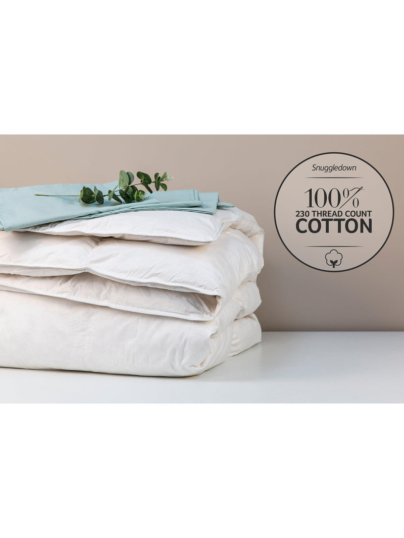 Snuggledown Duck Feather and Down Duvet 13.5 Tog (British brand)
