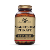 Solgar Magnesium Citrate supplement 60 tablets (British brand)
