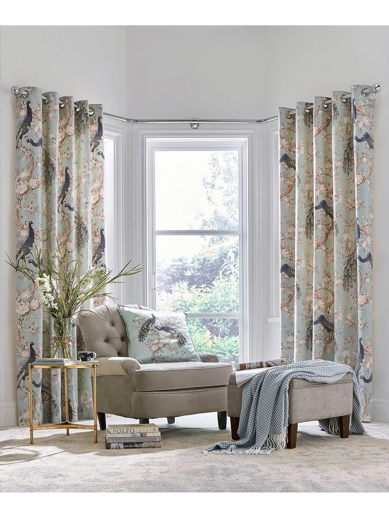 Laura Ashley Belvedere lined eyelet curtains, UK version