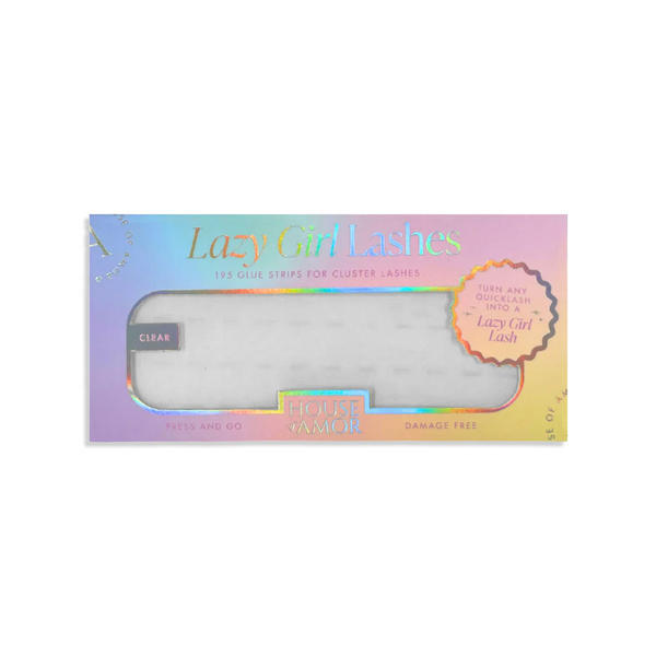 House of Amor lazy girl glue strips clear, UK version