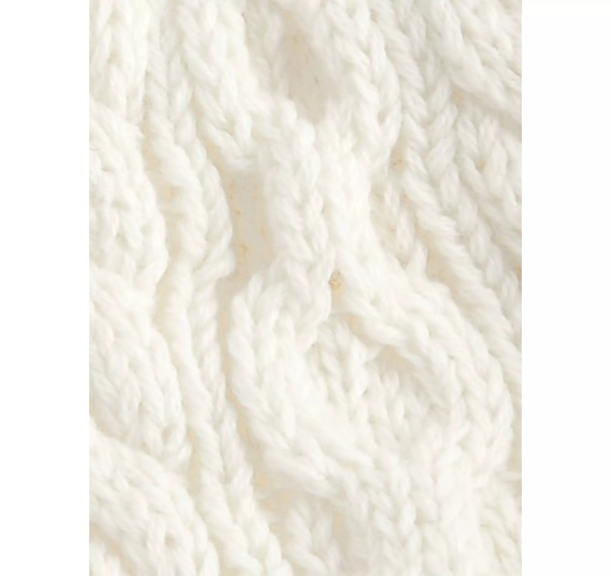 John Lewis Baby Cable Knit Bobble Hat & Mittens Set - McGrocer