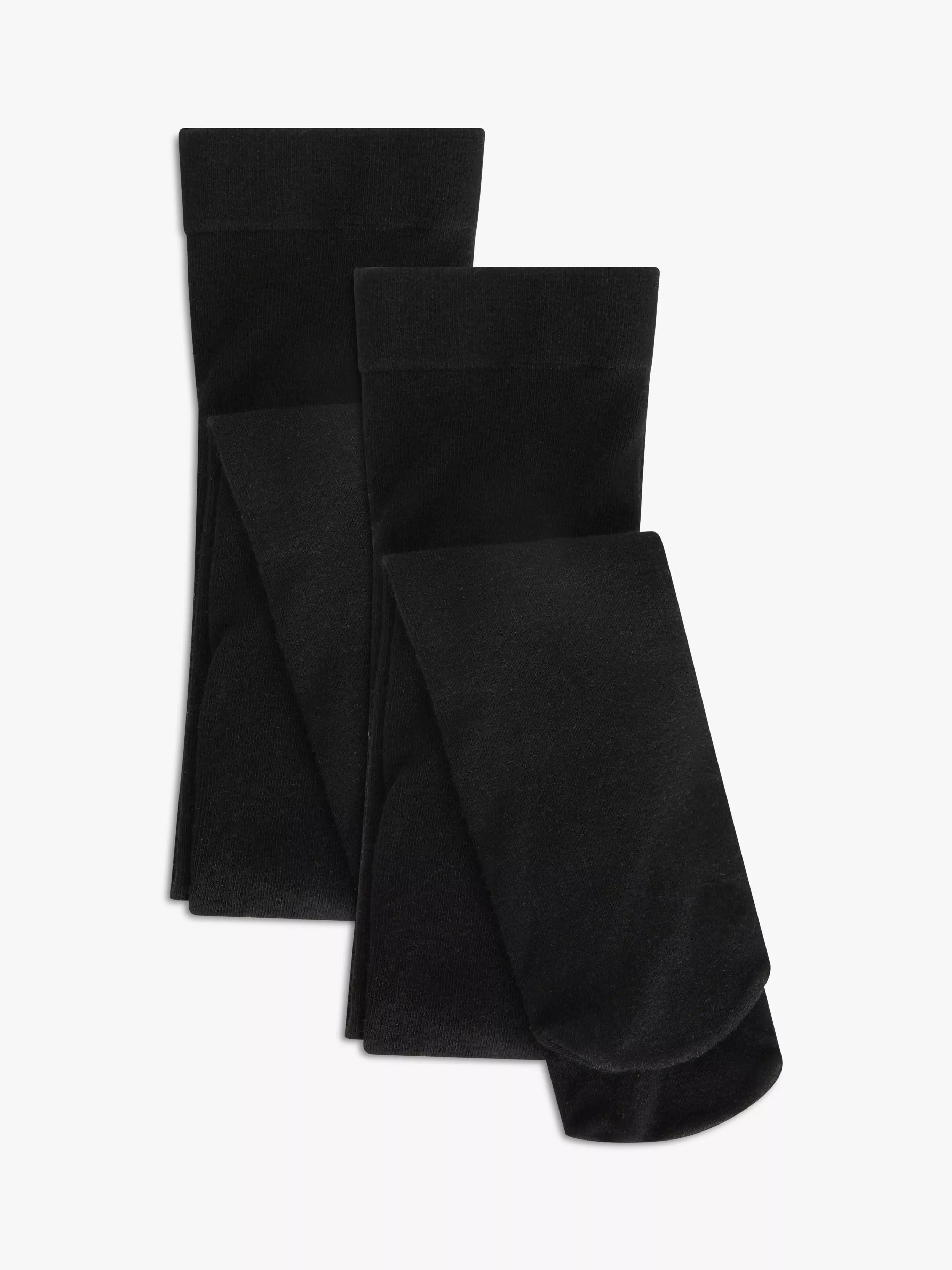 John Lewis Kids' Wool Mix Tights, Pack of 2 - McGrocer