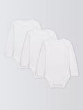 John Lewis baby bodysuit pack of 3 white, UK version