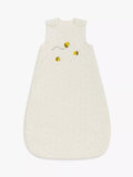 John Lewis Spotty Bee Baby Sleeping Bag, 2.5 Tog, Natural