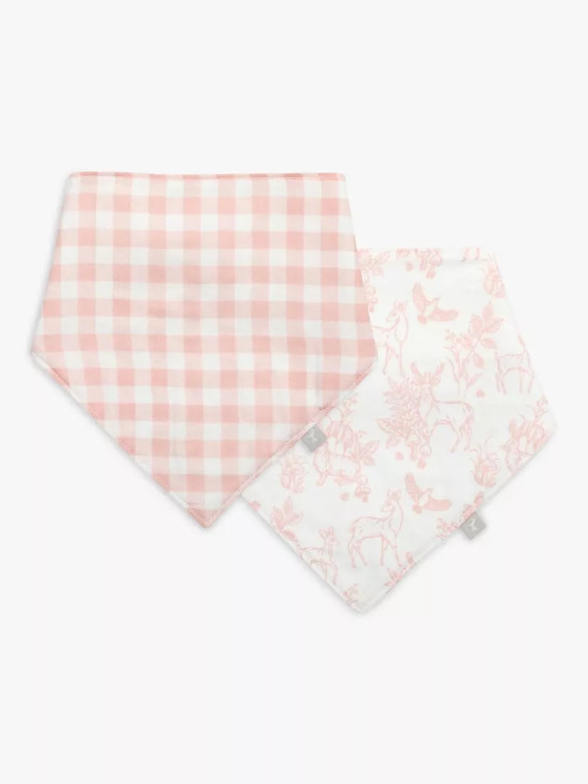 The Little Tailor Baby Muslin Bibs, Pack of 2 - McGrocer