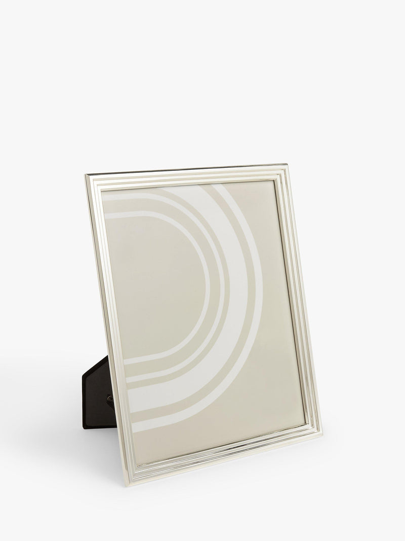 John Lewis ribbed silver plated photo frame, UK version