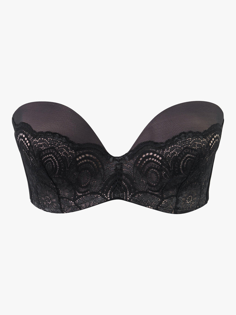Wonderbra Strapless Push Up Bra lace finish (British brand)