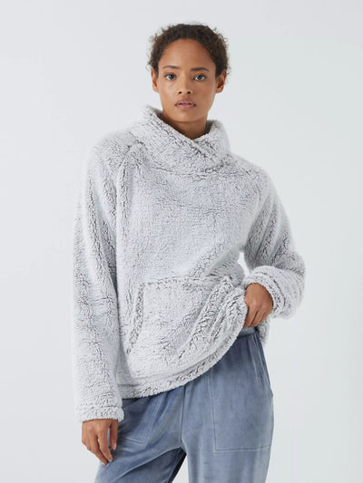 John Lewis High Pile Snuggle Fleece Zip Top