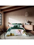 Ted Baker Gardenia Floral duvet cover set with Oxford pillowcases (British brand)