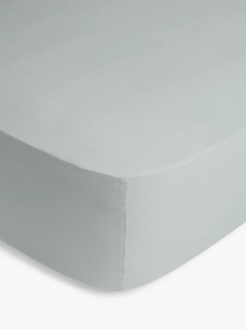 John Lewis Easy Care Organic Cotton 200 Thread Count Count Deep Fitted Sheet