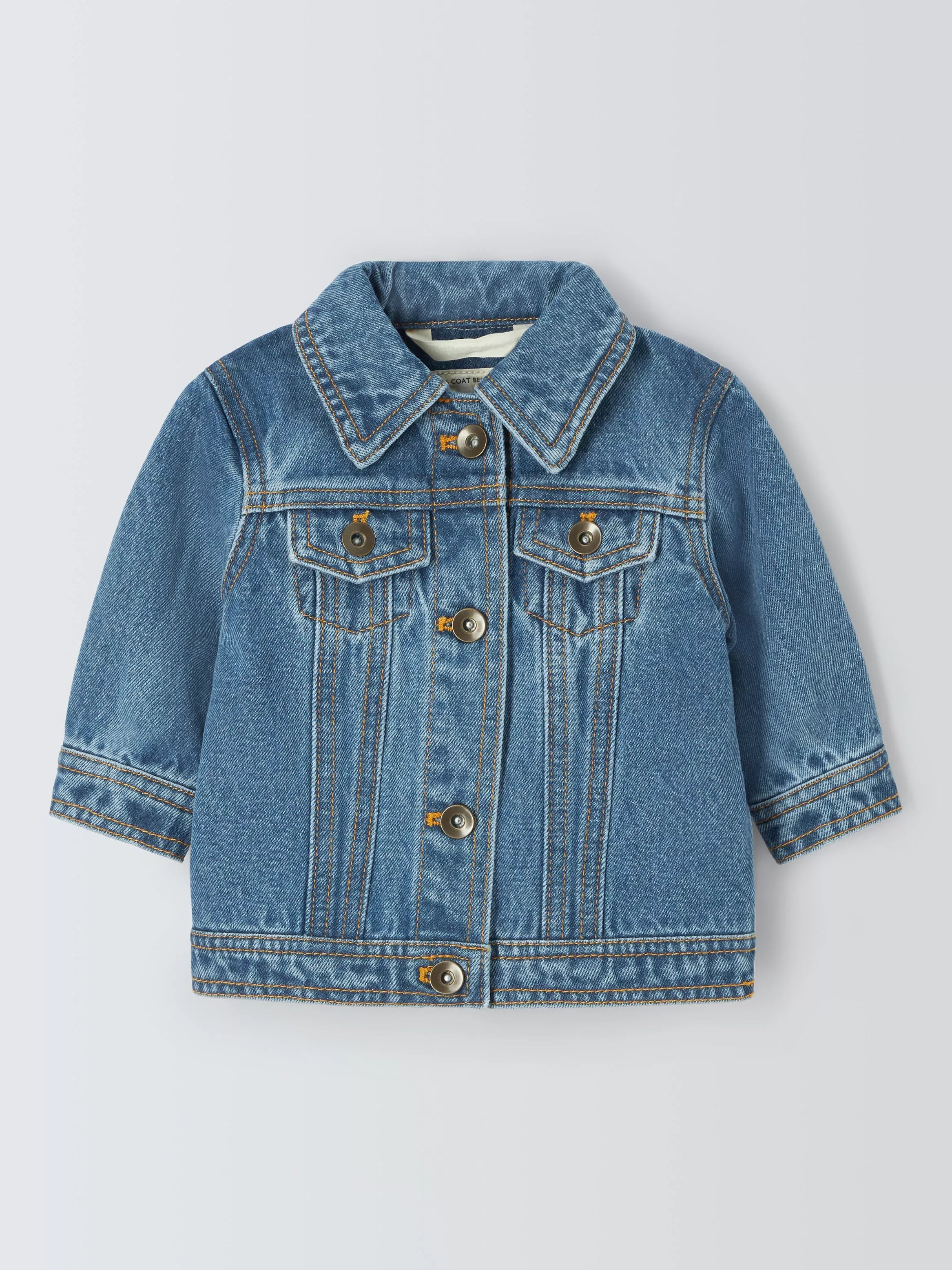 John Lewis Baby Denim Jacket, Blue - McGrocer