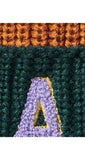 Small Stuff Kids' Initial Knitted Beanie Hat, Beige - McGrocer