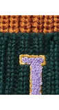 Small Stuff Kids' Initial Knitted Beanie Hat, Beige - McGrocer