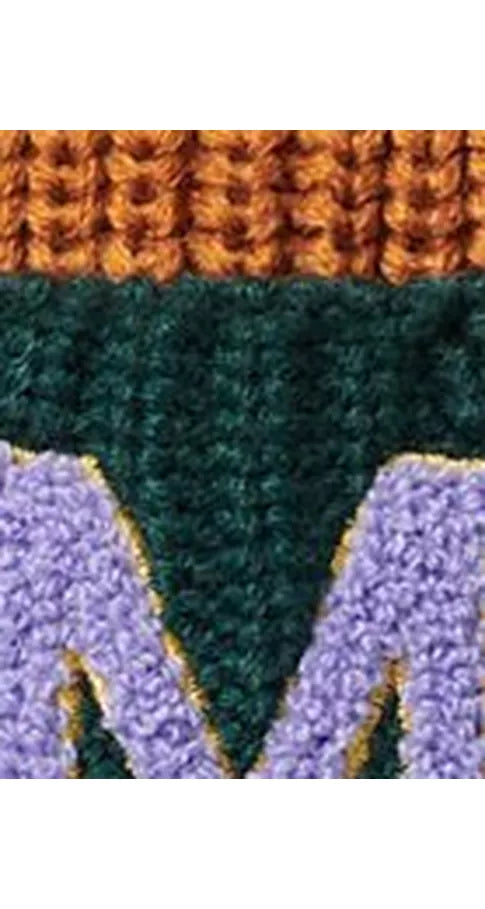 Small Stuff Kids' Initial Knitted Beanie Hat, Beige - McGrocer