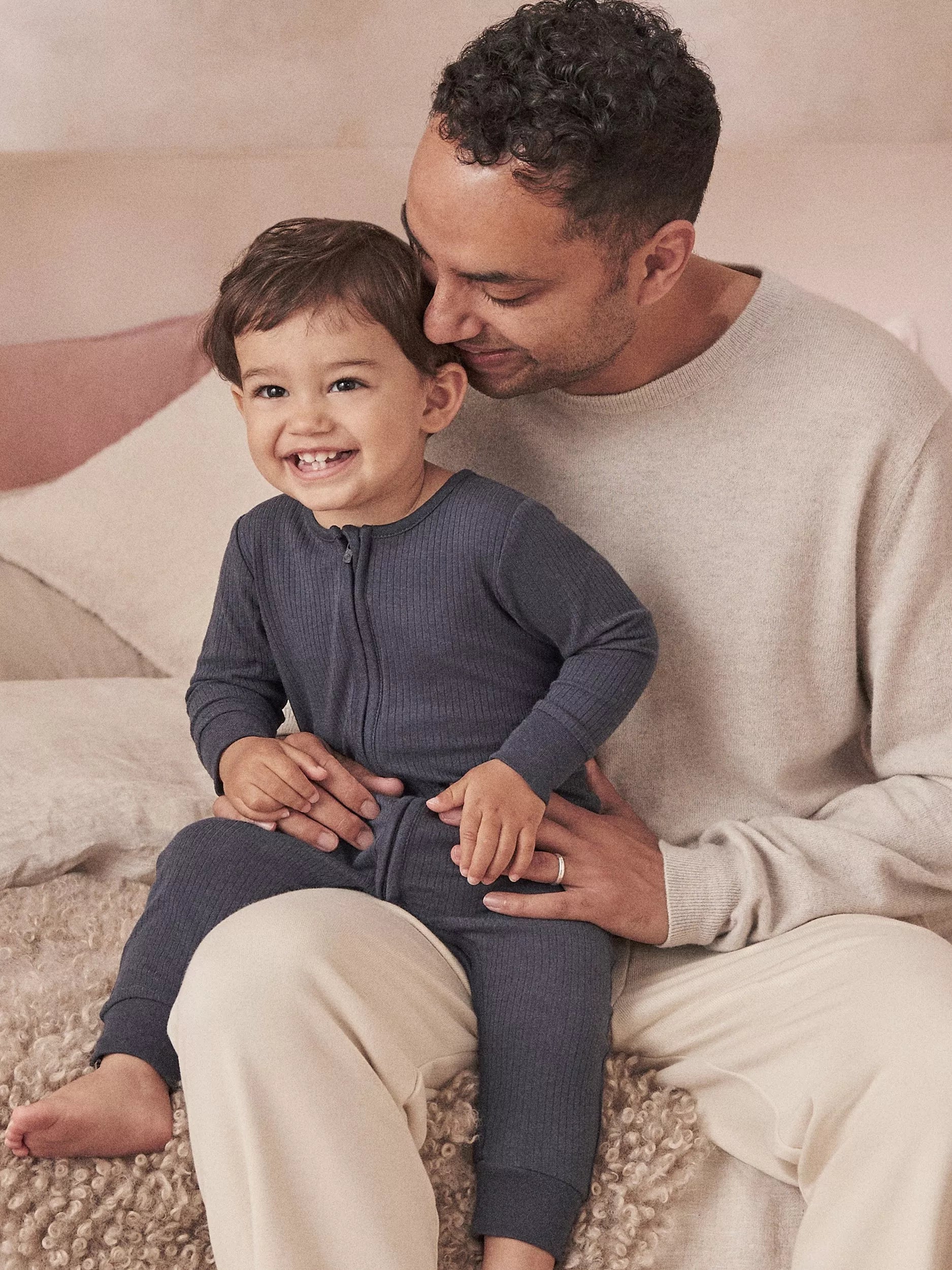 MORI Baby Clever Zip Ribbed Sleepsuit - McGrocer