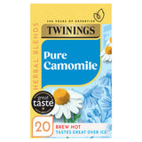 Twinings Pure Camomile Herbal Tea Bags 20 Count 30g