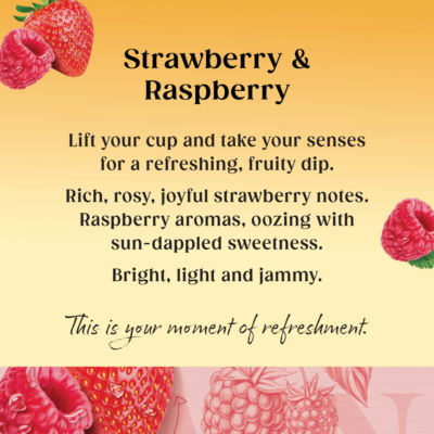 Twinings Strawberry & Raspberry fruit infusion tea bags 40g (British brand)