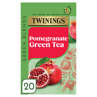 Twinings pomegranate green tea 40g (British brand)