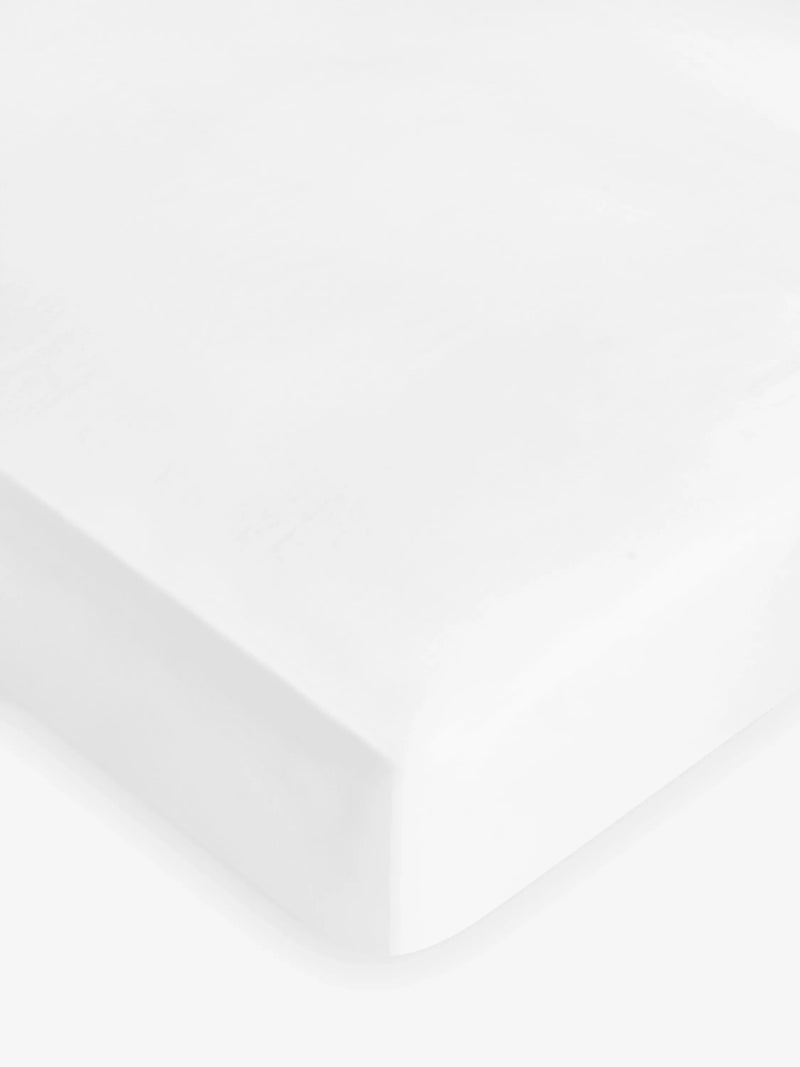 John Lewis Soft & Silky Egyptian Cotton Sateen 400 Thread Count Extra Deep Fitted Sheet