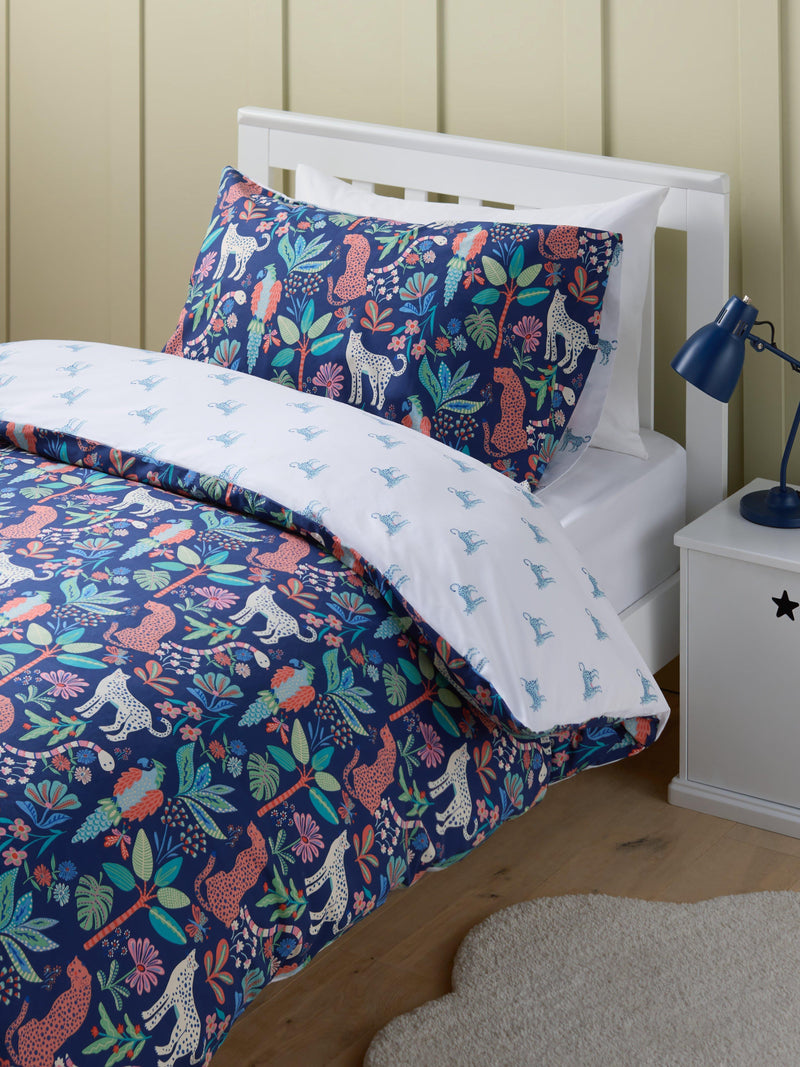 John Lewis kids floral jungle duvet cover set, UK version