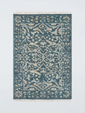 John Lewis hand knotted Amrita Ziegler blue rug, UK version