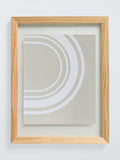 John Lewis pine wood floating poster frame natural, UK version