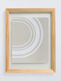 John Lewis pine wood floating poster frame natural, UK version
