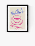 EAST END PRINTS C'est Delicieux framed print - British product