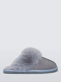 Microsuede Fluffy Faux Fur Mule Slippers - McGrocer