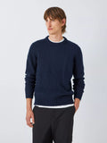 Kin Asymmetric Knit Jumper, Dark Sapphire - McGrocer