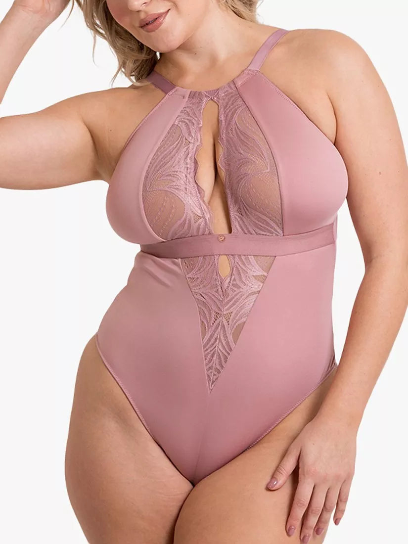Curvy Kate Indulgence Bodysuit, Dusty Rose - McGrocer