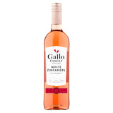 Gallo Family Vineyards White Zinfandel Rosé Wine 750ml, UK version