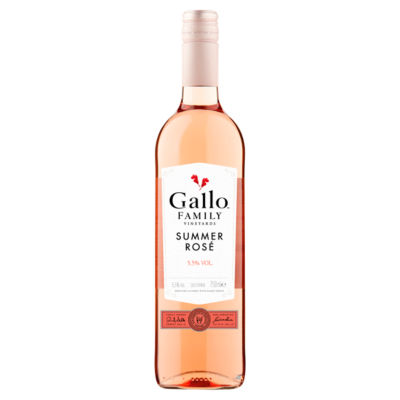 Gallo Family Vineyards Summer Rosé wine 750ml, UK version