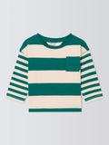 John Lewis ANYDAY Baby Stripe Long Sleeve Top, Multi - McGrocer