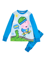 Brand Threads Peppa Pig George Pig Pyjama Set Blue Multi